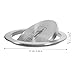 PRETYZOOM Stainless Steel Embedded Trash Chute Lid Cover with Swing Flap Design for Kitchen Bathroom and Office Countertops Easy to Clean Trash Bin Replacement Part