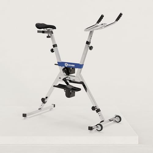 Lovee Aquabike II S'ajuste à Votre Taille de 1,5m à 1,98m Selle très Confortable Possibilité de régler l'intensité de pédalage Bleu Marine