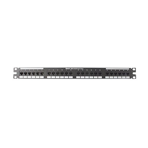 Panduit DP24688TGY Category-6 24-Port Flat Punchdown Patch Panel