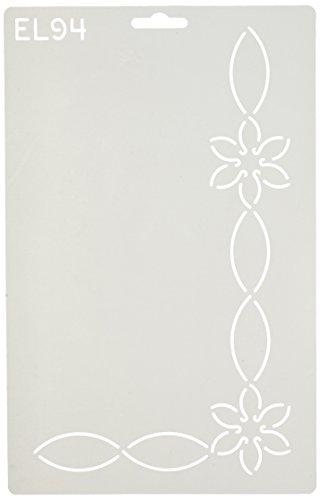 Quilting Creations Starflower Chain Border and Corner Quilt Stencil