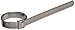 Dixon JS209 Stainless Steel 201 Smooth ID Clamp, 5/8" Band Width, 2-1/2" Hose ID (Pack of 100)