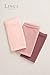 Ling's Moment Wedding Arch Draping Fabric 3 Panels 20Ft Chiffon Fabric,Sheer Draping Fabic for Wedding Arrangement Ceremony Reception Backdrop Party Swag Home Decor (Dusty Rose & Mauve & Blush)