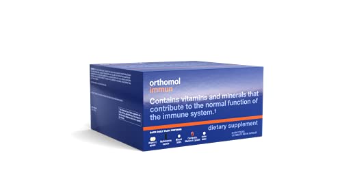 Orthomol Immun Tablet And Capsule, Immune Support Supplement, 30-Day Supply, Vitamins A, B, C, D, E, Zinc, Iodine #TOP3