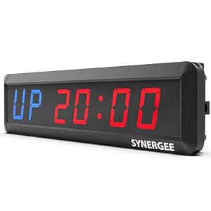 Synergee 16.5″ Interval Timer – Programmable Wall Mounted Clock