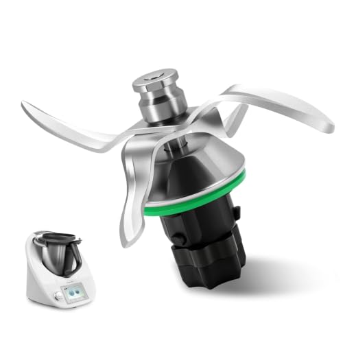 Ersatzmesser für Thermomix TM5 und TM6 Hochwertiges Edelstahl Mixmesser Perfekt für Zerkleinern Rühren Pürieren und Mixen von Zutaten Küchenmaschine Zubehör Einfach zu Reinigen und langlebig
