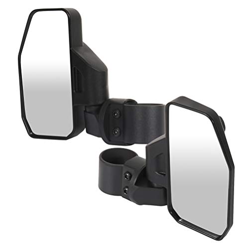 ECCPP Offroad Rear View Side Mirror for UTV (Pack of 2) for 1.6  - 2  Roll Cage Bar Break Away Mirror UTV Mirror for Polaris Ranger for RZR 800 900 1000 900 S Kawasaki Mule Can Am X3, X3 900, X3 XDS