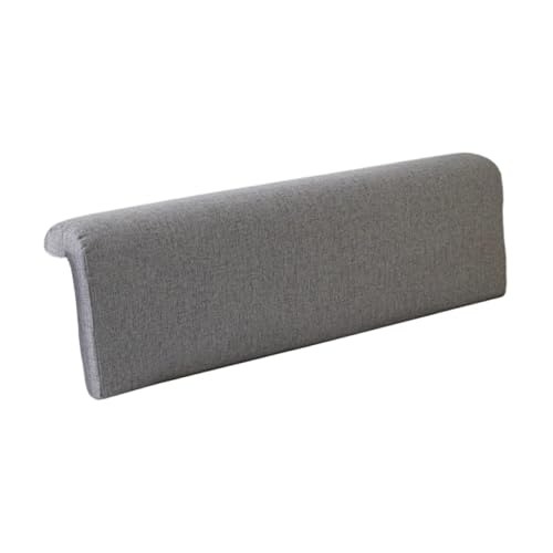 Image of Dorm Headboard Cushion for Dorm Room Decoration Modern Soft Backrest Cushion Dark Gray