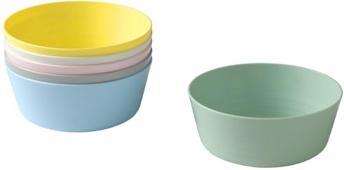 IKEA 6-er Set Schüsseln KALAS Schalen aus Polypropylen - stoßfest, kratzfest, spülmaschinenfest