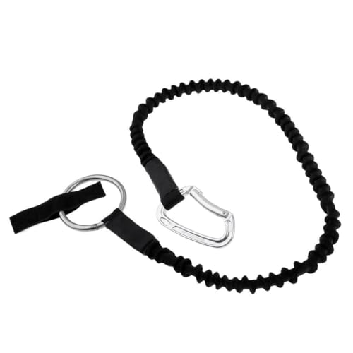 Cordón de seguridad anticaídas elástico con doble gancho para aplicaciones de deriva 3