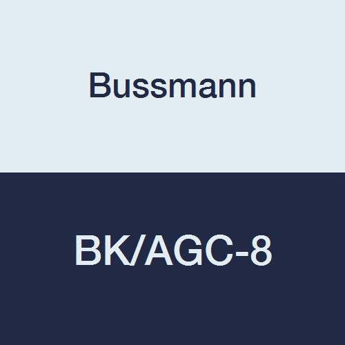 Fuse AGC 8A Bussmann BK/AGC-8 en verre 250V pour protection de circuit électronique