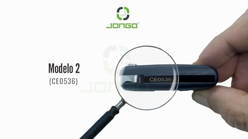 JONGO - Carcasa para Llave sin Hoja Compatible con Peugeot 207, 3008, 307, 308, Partner y Compatible con Citroën C3, DS3, C4, Berlingo | CE0536 | Funda Plip para Llaves Coche Mando a Distancia - Imagen 5