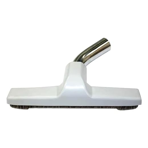 Selgo Floor Brush with Metal Curved Swivel Elbow with Soft Horsehair Bristles, for Eureka and Universal Vacuum Cleaners with 1 and 1/4 Inch Wand Size Opening (1.25 Inch) (32mm) 10 Inch Wide
