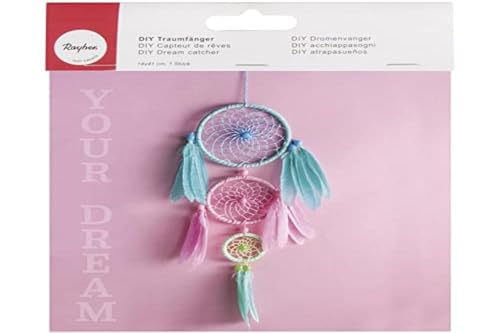 Rayher 66048000 BP: DIY Dream Catcher, 14 x 41 cm, Colourful, Self-Service Packaging, Pack of 1