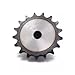 1Pcs 05B Chain Drive Sprocket 10 11Tooth Carbon Steel Chain Gear Teeth Pitch 2.8mm Industrial Sprocket Wheel(11 Teeth)