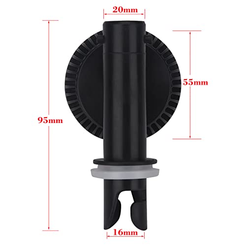 MAGT Kajak Luftdruckmesser, Schlauchboot Manometer Nylon Kajak Luftdruckprüfer Barometer für 6 Loch, 8 Loch Ventil, für Kajak Schlauchboot Kanu Sup