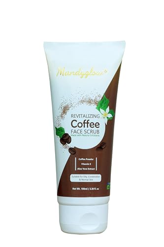 Image of Revitalizing Coffee Face Scrub with Natural Exfoliants, Vitamin E and Aloe Vera Extract, 100ml