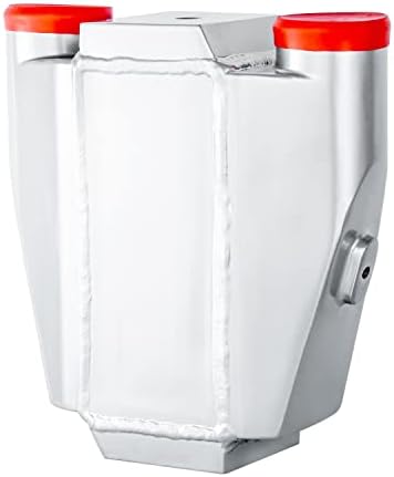HKAUTOPART Universal 11"X9.5"X3.5" 2.5" Water to Air Intercooler Air Inlet Out NPT 1/2 Silver