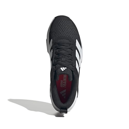 adidas Herren Dropset Control Trainer Schuhe, Schwarz, Weiß, Rot, 44 2/3 EU Large – Ansicht 2