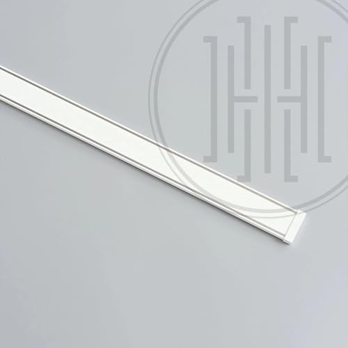 Image of Harold Electricals Ultrathin Magnetic Track Channel for Home and Office Light, Seamless Aesthetic Design (White Body, 2 Metre)