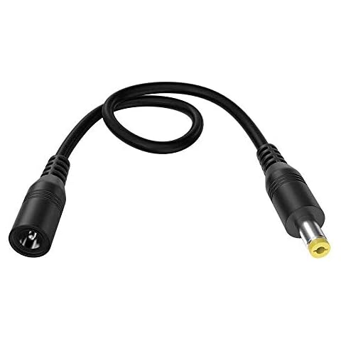 Basicvolt DC 5.5 2.1mm Reverse Polarity Converter Cable Plug Universal AC Adapters and Keyboard Guitar Effect Pedal Cover