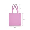 IMFAA Pack of 10 Premium Quality Long Lasting 100% Cotton Canvas Tote Reusable Shopping Bags Ideal for Printing and Embroidery (Pink,Medium 40x36x60) #2
