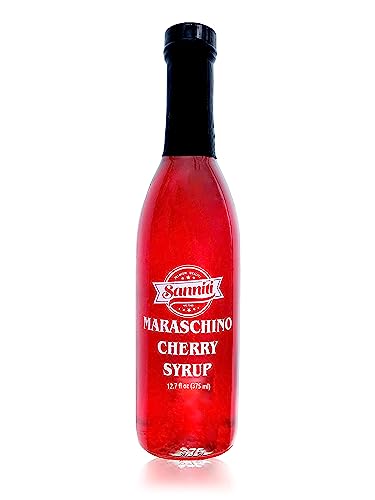 Sanniti Maraschino Cherry Cocktail Syrup, 12.7 ounce