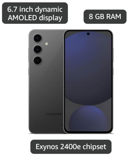 Image of Samsung Galaxy S24 FE, 128GB, Graphite - Unlocked (Renewed)