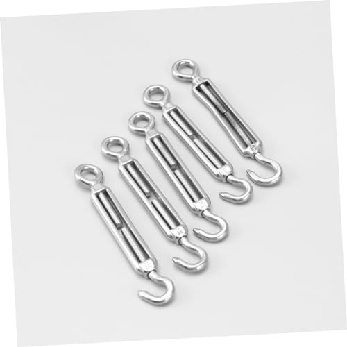 Stainless Steel Wire Rope Tensioner M5 5Pcs Oc Type for Steel Wire Rope miniatura 7