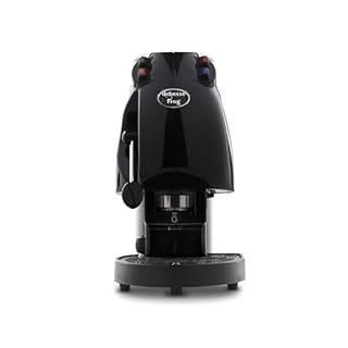 Didiesse Frog Macchina da Caffè a Cialde – Frog Revolution Nero Lucido per Caffè Espresso a Casa e in Ufficio, Design simpatico e colorato, per Tutti gli Ambienti, Basso Consumo 650W (Nero Lucido)