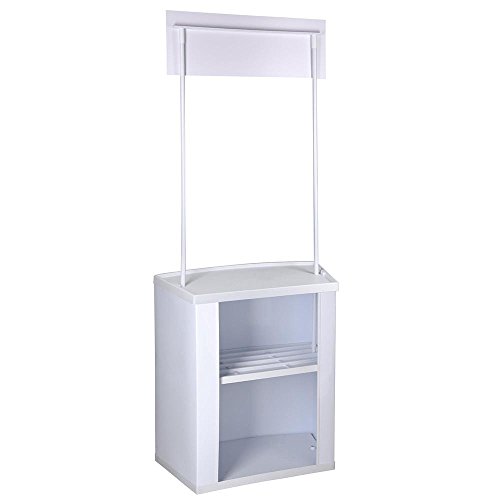 Yescom Portable Promotion Counter Table Foldable Booth Kiosk Trade Show Display Banner Stand 2 Pack - Thumbnail 3