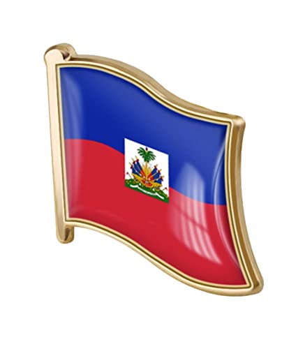 Image of vmcoatdu Country Flag Pin Badge International Travel Brooch Metal Alloy Souvenir Pin for Hat Clothes Backpack