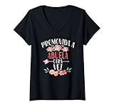 Photo Gallery donna promovida a abuela otra vez nonna di nuovo in spagnolo maglietta con collo a v Photo Gallery donna promovida a abuela otra vez nonna di nuovo in spagnolo maglietta con collo a v