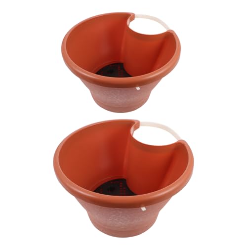 Pot de fleur suspendu anti chute jardinière murale pour balcon