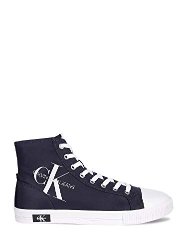 Calvin Klein Sneacker Uomo YM0YM00020 in Tessuto Night Sky Modello Casual. Una Calzatura Comoda Adatta per Tutte Le Occasioni. Primavera Estate 2021. EU 43