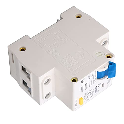 Marhynchus Leakage Protection Air Switch 63A 30 MA 6Ka Wechselstromtyp DIN RAIL MINIATUR RESAUTSROSEN -Stromausfälle 230 V Multipler Schutz Hohe Sicherheit Hohe Schnittkapazität für