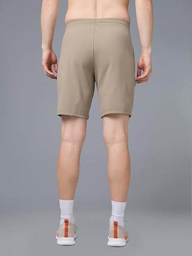 Image of TECHNOSPORT Men's Active Out Shorts ELASTOPLUS Stretch Quick Dry Sports Shorts for Gym Running Training Slim Fit Pocket UPF50+ Anti Odour