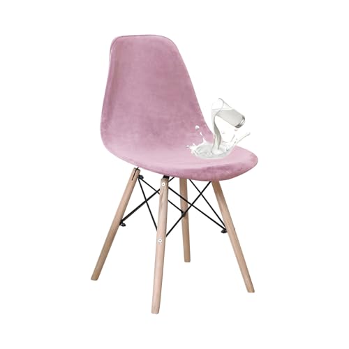 Suiokpo Coprisedie Con Schienale, Copertura Delle Sedia Lavabile Estraibile Coprisedia Moderna Elastica Coprisedia, Fodere Per Sedia Adatta Per Casa,Hotel,Rosa,1 Pcs