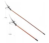 Telescopic Garden Tree Pruner Branch Cutting Lopper Aluminium Extendable Pole Long Reach Branch Leaves Tree Trimming and Pruning Forestry Yard Garden Patio Cutter (Telescopic Pruner Saw)