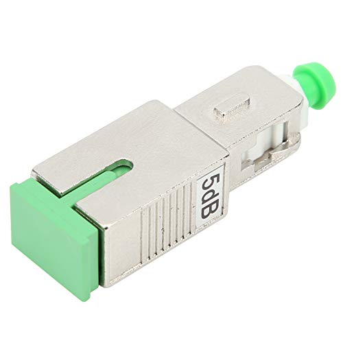 Male and Female Adapter Fiber Connector, SC 5DB Attenuator for Optical Fiber, Good Repeatability with High Return Loss