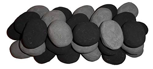 Preisvergleich Produktbild Coals 4 You Kieselsteine, Ersatz für Biokraftstoffe, Keramik, verpackt, 20 Stück