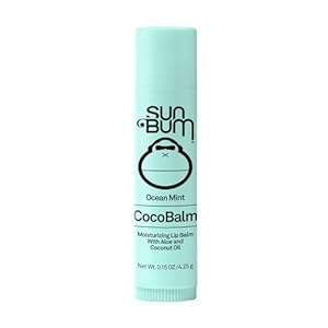 Sun Bum Cocobalm Ocean Mint – Hydrating Lip Balm With Coconut Oil and Aloe Vera – 0.15 oz Stick