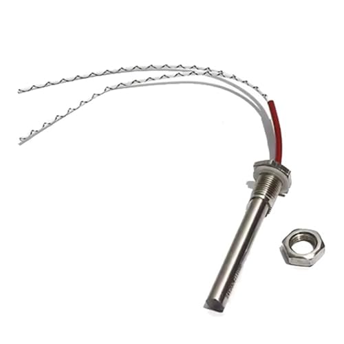 Élément tubulaire M16 en acier robuste, cartouche chauffante 24V performance