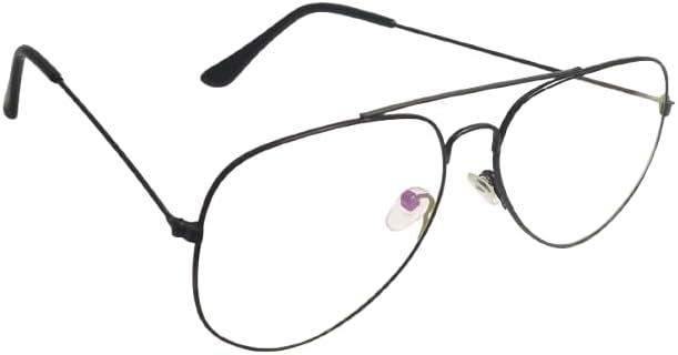 Young Tag Unisex Rimless Square Metal Frame Sunglasses | UV400 Protection Clear Lens Eyewear with Black Temple Arms | Lightweight Design Sunglasses for Unisex | Ideal to Perfact Outdoor Sports Travel