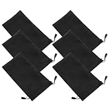 MALUGOGO 10 Pezzi Custodia per Occhiali da Sole Coulisse, Piccola Borsa in Poliestere Resistente per Occhiali da Donna e Uomo, Custodia Morbida Portatile da Viaggio Multifunzione