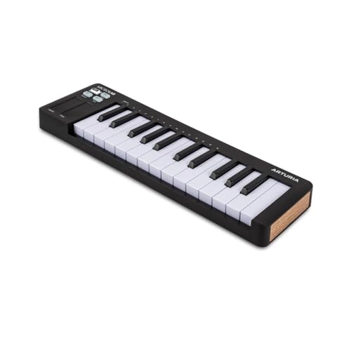 Arturia アートリア キーボード・コントローラー MicroLab MK3 25鍵盤/ベロシティ対応高品位スリムキーボード/USB-C接続 ブラック MICROLAB MK3 BK