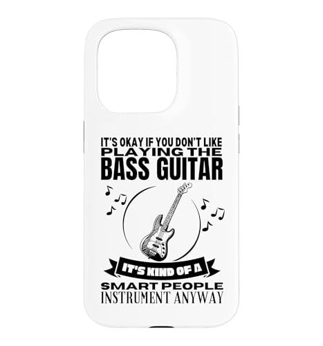 Bass Guitar Is For Smart People Funny Women BassPlayer �X�}�z�P�[�X iPhone 15 Pro �p