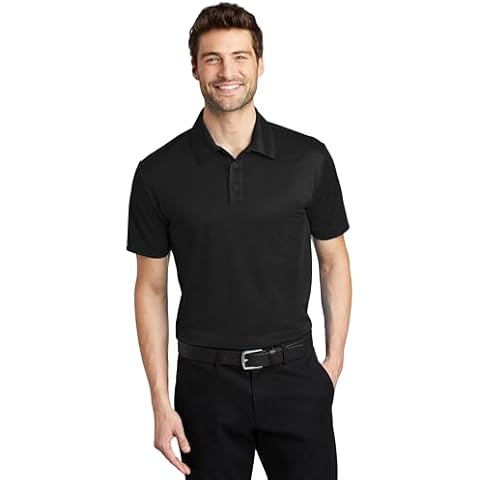 Port Authority Silk Touch Performance Polo. K540, Black, L Cover