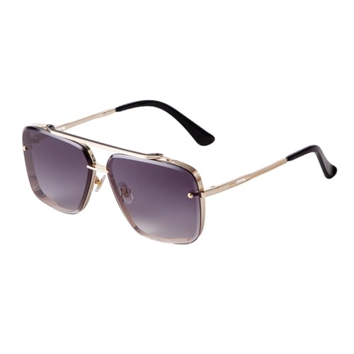Lunettes de soleil vintage marron idéales pour vos terrasses et sorties