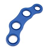 HAMPPLIES Gitarren Finger Trainingsgerät aus Kunststoff für Anfänger Blau zur Erweiterung der Fingerspanne und Handflächen Geeignet für Gitarre und Ukulele