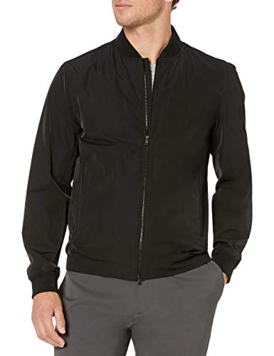 Theory Men's City Bomber Foundation Tech, Black, M